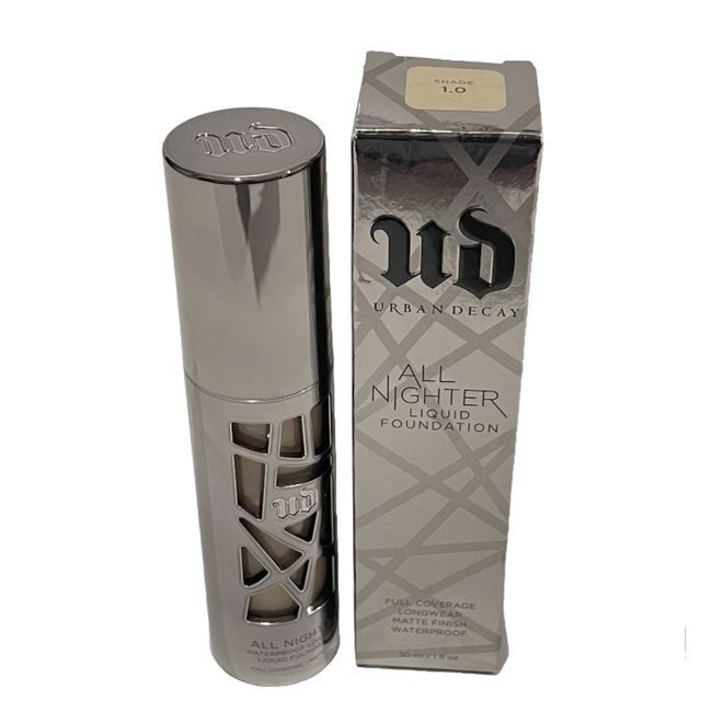 Urban Decay All Nighter Liquid Foundation Full Coverage Matte Waterproof # 1.0