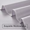 10ftx10ft Silver Wrinkle-Free Backdrop Drapes, Not See-Through Silver Polyester Background Curtains Backdrop Decorations for Party