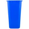 TableTop King 41 Qt. / 10 Gallon Blue Rectangular Recycling Wastebasket