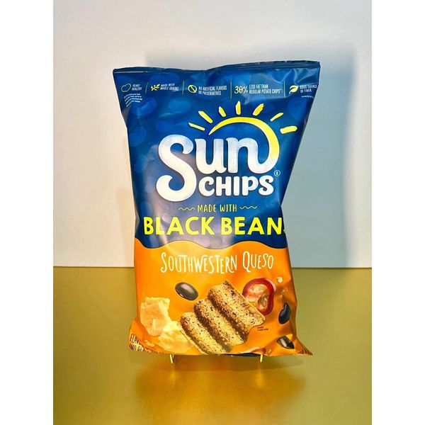 〽️ New Sun Chips Black Beans South Western Queso Whole Grain Healthy Snacks 7oz