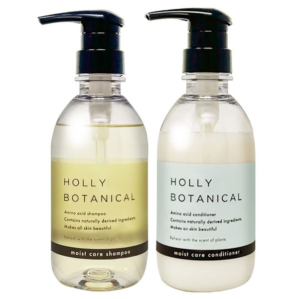 Shampoo & Conditioner Set 400ml & 400ml Additive Free Amino Acid Shampoo Holly Botanical Hair Care Botanical