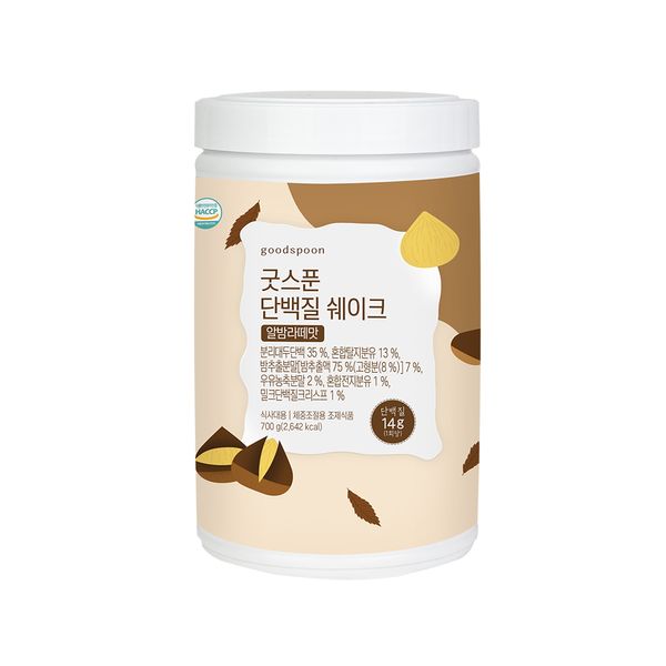 [Diet Shake Shim Eui-wan] Good Spoon One Meal All-in-One Diet Protein Meal Replacement Shake Short-term Care 2 Week Diet Breakfast Lunch Delicious Al Chestnut Latte Flavor 700g 1 unit