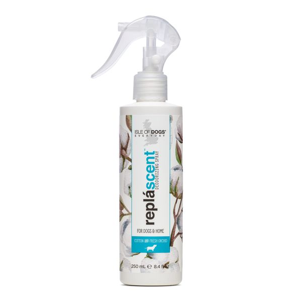 Isle of Dogs Replascents Odor Neutralizing Spray, Cotton + Fresh Orchid, 8 Ounce (734-8)