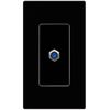 RiteAV F81 Wall Plate Screwless Frame [Black]