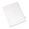 Avery 01404 Exhibit Side Tab Divider, Printed: D, Letter Size, White, 25/Pack