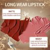 CATKIN Lasting Finish Matte Lipstick, High Impact Red Lipstick with Moisturizing Formula, enriched with Avocado Oil and Vitamin E, 3.2g(CO157)