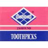 Diamond Round Toothpick Tray, 250 Count