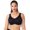 Wacoal Women's Full Support Underwire Sport Bra, Black, 38DDD