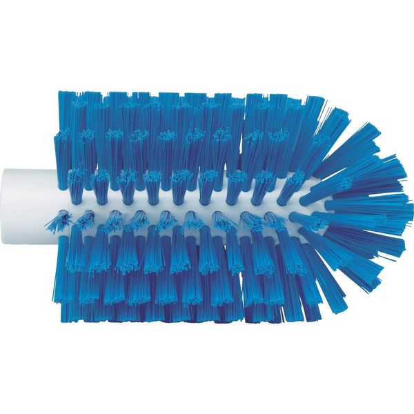 Vikan 5380-90-3 Stiff Tube Brush, Polyester, 3-1/2" x 6-1/4" OAL, Blue