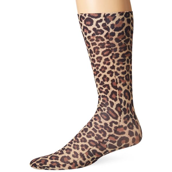 Celeste Stein Therapeutic Compression Socks, Hairy Leopard, 15-20 mmhg, 1 Pair