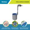 Bestway Flowclear Wall Mounted Automatic Swimming Pool Surface Skimmer, 2 Pack