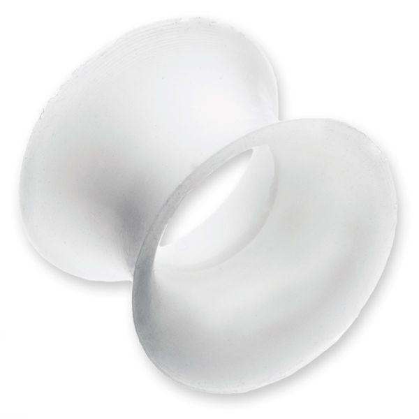 paletti Ohr Piercing Silikon Plug Stopfen | Farbe Transparent | 12mm