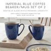 Denby Imperial Blue 2 Piece Coffee Beaker/Mug Set