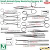 Feline Spay Pack Surgical Instruments Set Veterinary Small Animal Surgery Kit