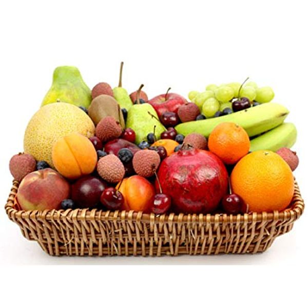 Cherry Berry Fruit Basket - Fruit Gift Baskets and Gift Hampers with Next Day UK delivery with Personal Message Attached