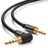 DeleyCON Jack Cable AUX Cable 90° Jack Cable 1,5m