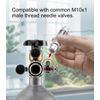 Aquarium CO2 Bubble Counter with Built-in Check Valve for CO2 Generator Regulator, Single Head