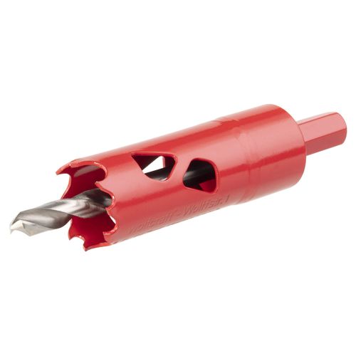 wolfcraft Bi-Metal Hole Saw, Ø 22 mm I 5463000 I For drywall materials, wood, plastics and metals, cutting depth 40 mm