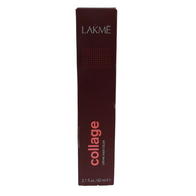 Lakme Collage Creme Hair Color 7/34 Copper Gold Medium Blonde 2 Ounce