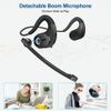 Mpow Bluetooth Headset Open Ear Headphones with Removable Noise Cancelling Mic