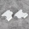 Set Back Spacer, Handlebar Riser, Qiilu Motorcycle Modification Universal 22mm Handlebar Height Rear Post (Plated) Other Changes