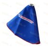 Shift Boot Cover Blue Racing Fabric Red Stitch For MT/AT Shift knob For Mazda