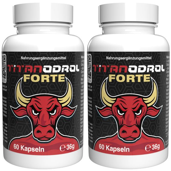 Titanodrol - 120 Capsules (2 x 60 Capsules), Pack of 2