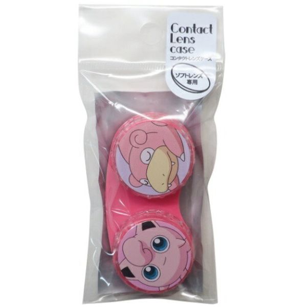 Contact lens case Pokemon Contact lens supplies Pudding &amp; Slowpoke Pocket Monsters Shobido Made in Japan Travel goods Gift Mail order available Marshmallow Pop