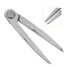 sourcing map Navigation Divider 5 Inch 125mm Adjustable Straight Pattern Divider Compass for Metalworking Geometry Drawing Woodworking