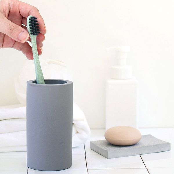 Easydry Diatomaceous Earth Toothbrush Holder Cup