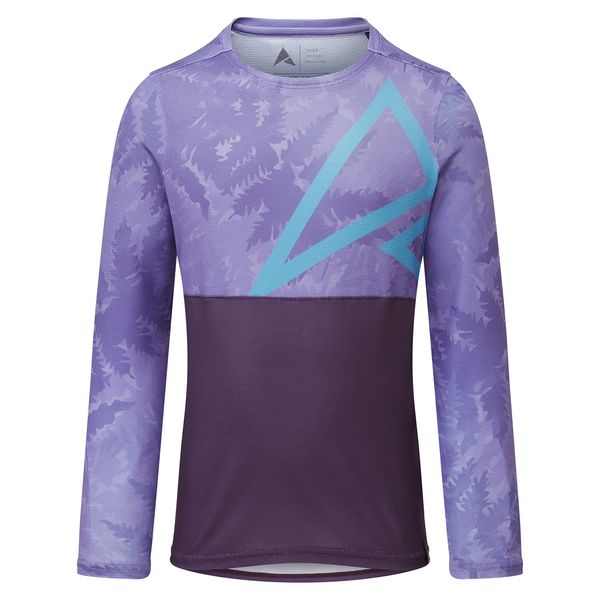 Altura Kids Unisex Spark Longsleeve Lightweight MTB Cycling Jersey - Purple - 7-8 Years