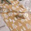 Extra Long Rustic Woodland Tree Jute Fabric Table Runner - L2.2m (CV35)
