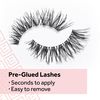 Eylure Pre-Glued Wispy Light Texture False Eyelashes, No.117 Twin Pack