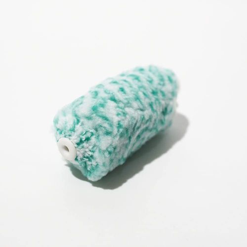 Hake City Mini Small Roller Microfiber Mixed Hair Mint 3" 15mm Set of 10 Paint Paint Roller