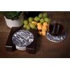 CoasterStone Wood Holder for Round Drink Coasters