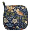 William Morris Strawberry Thief Navy Potholder Quilt