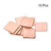 sourcing map Flat IC Chipset Thermal Copper Heatsink for CPU GPU 15 x 15 x 1.2mm 10pcs