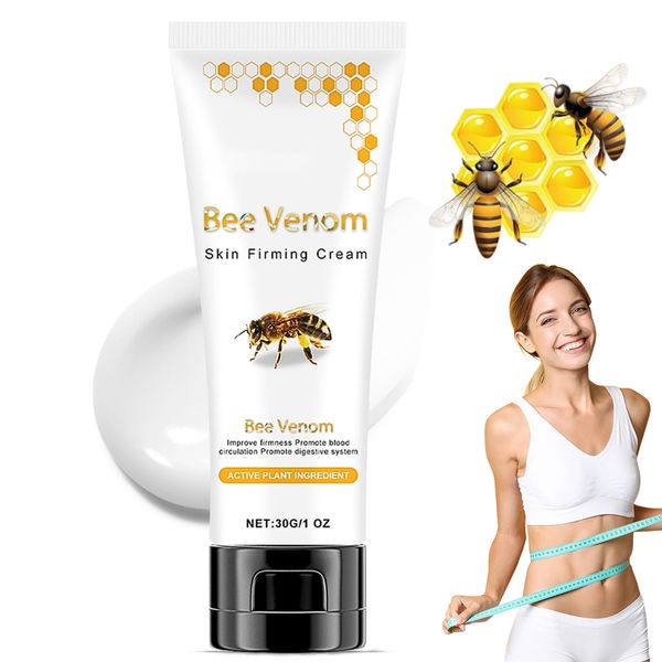 Bee Venom Firming Body Cream,Skin Firming Body Lotion,Bees Skin Tightening Cream Body, Cellulite Cream for Cellulite,Tightening & Slimming & Improve Skin Elasticity,Natural Bee Venom Cream