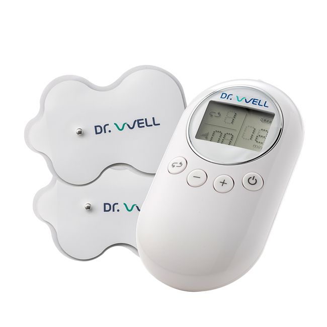 Dr. Well Kokkok low frequency massager body + dedicated pad 2P + dedicated pad holder + 2 AAA batteries set, HDW-300