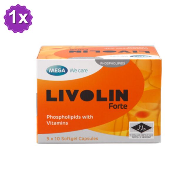 Livolin Forte Liver Cleanse Detox Vitamin Supplement (2 Boxes X 50 Tablets)