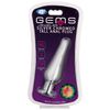 Cloud 9 Novelties Cloud 9 Novelties Gems Silver Chrome Tall Plug, Medium
