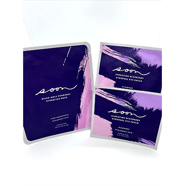 Soon Micro-Hole Hydrogel Hydrating Masks, Hyaluronic Acid