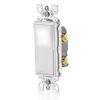 Leviton 15 Amp Decora LED Illuminated Light Wall Switch Single-Pole, White, L5611-2W