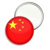 China Flag - 77mm Round Compact Mirror