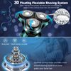 Electric Razor for Men, 2023 Men’s Electric Shavers Rotary LED Display/Waterproof/Rechargeable, Electric Shaver for Men Cordless Floating Head Replaceable Blades Portable Travel Razor Idea Gift