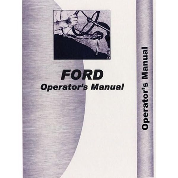 All States Operator's Manual - Power Major fits Ford Major