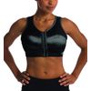 ENELL Women's Full Coverage High Impact Sports Bra (100) (US, Numeric, 4, Regular, Regular, Black)