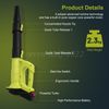 Upgraded Cordless Leaf Blower 540CFM Handheld Electric Leaf Blower With Battery