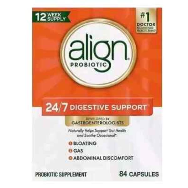 Align Probiotic 24/7Digestive Support Developed by Gastroenterologis 84 capsules