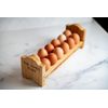 Personalized Egg Bed Tray - Stackable Shelf Display Holder for Kitchen - Farm Fresh Storage - Decor Stand (Egg Bed - 12 Eggs)